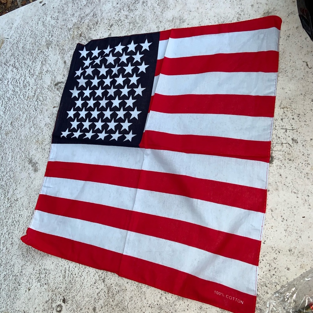 USA🇺🇸Red white and blue Multi functional scarf - Picture 8 of 8